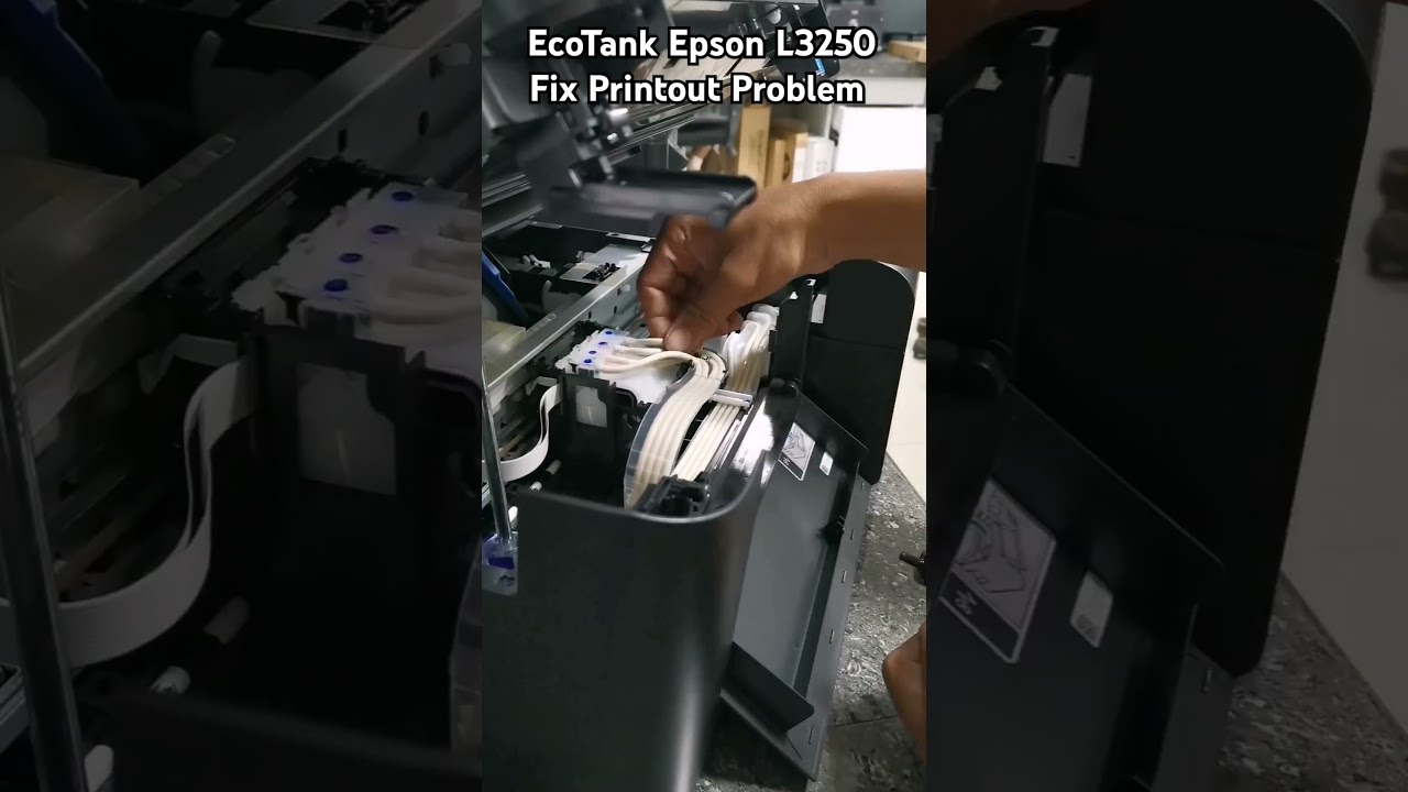 EcoTank Epson L3250 Printout Problem fix. #shorts #shortsfeed #shortsvideo #printer #inktankprinter