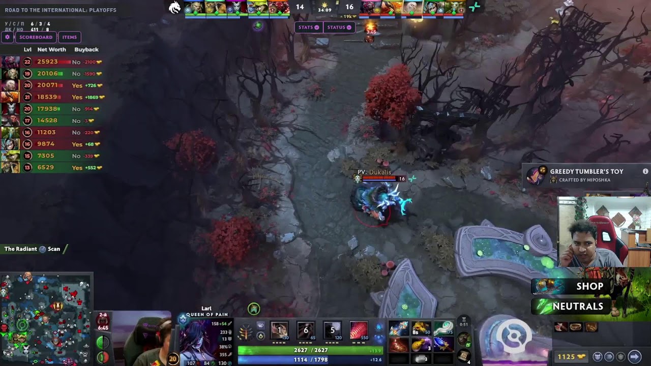 The International 2025: Group Stage Round 4 Team Spirit vs PARI,Bo3