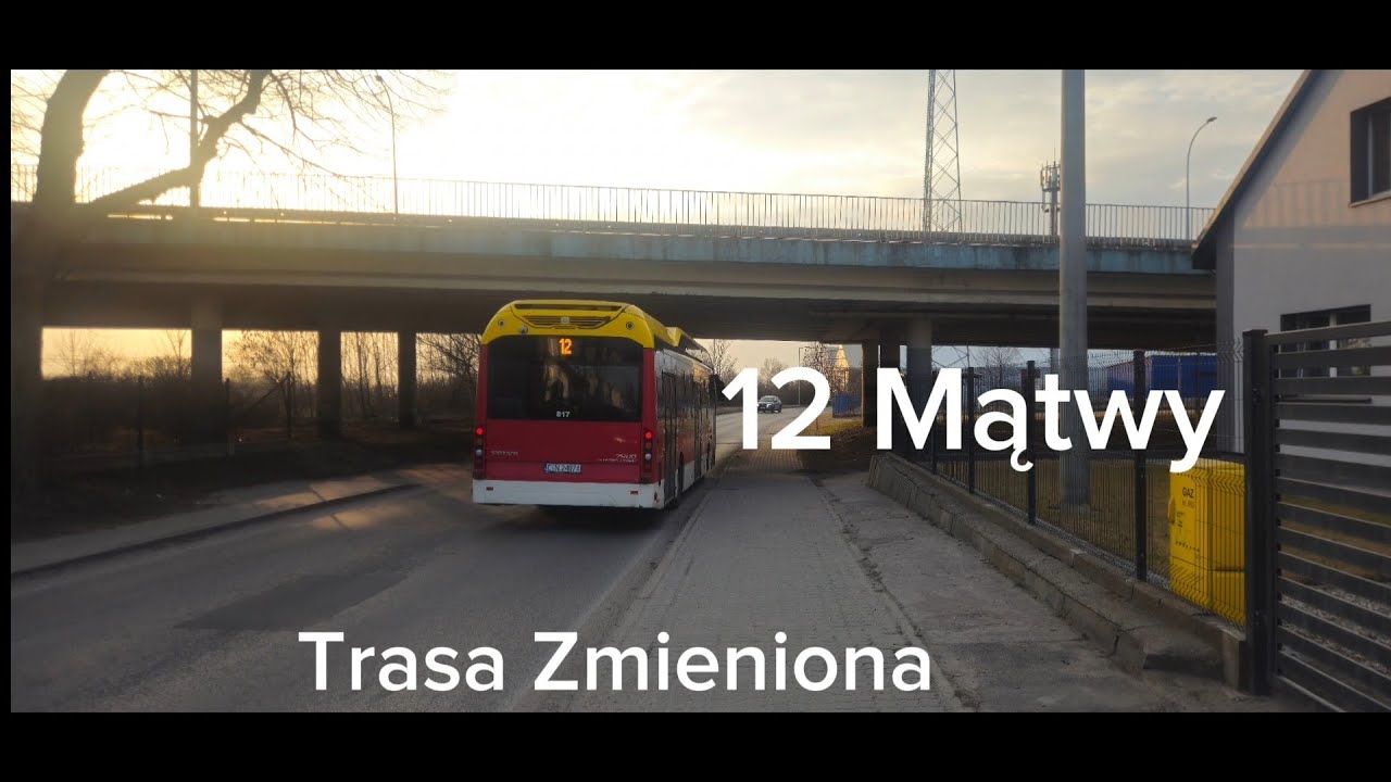 Linia 12 Wielkopolska Mątwy MPK Inowrocław Volvo 7900 817