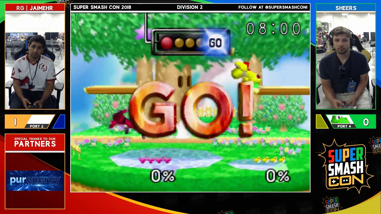 SSC2018 SSB - JaimeHR (Falcon) Vs. Sheers (Yoshi) Smash 64 Division 2