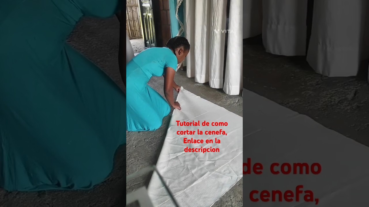 paso a paso de corte de cenefa #cortinas #creative creative #costura #cenefas #viral