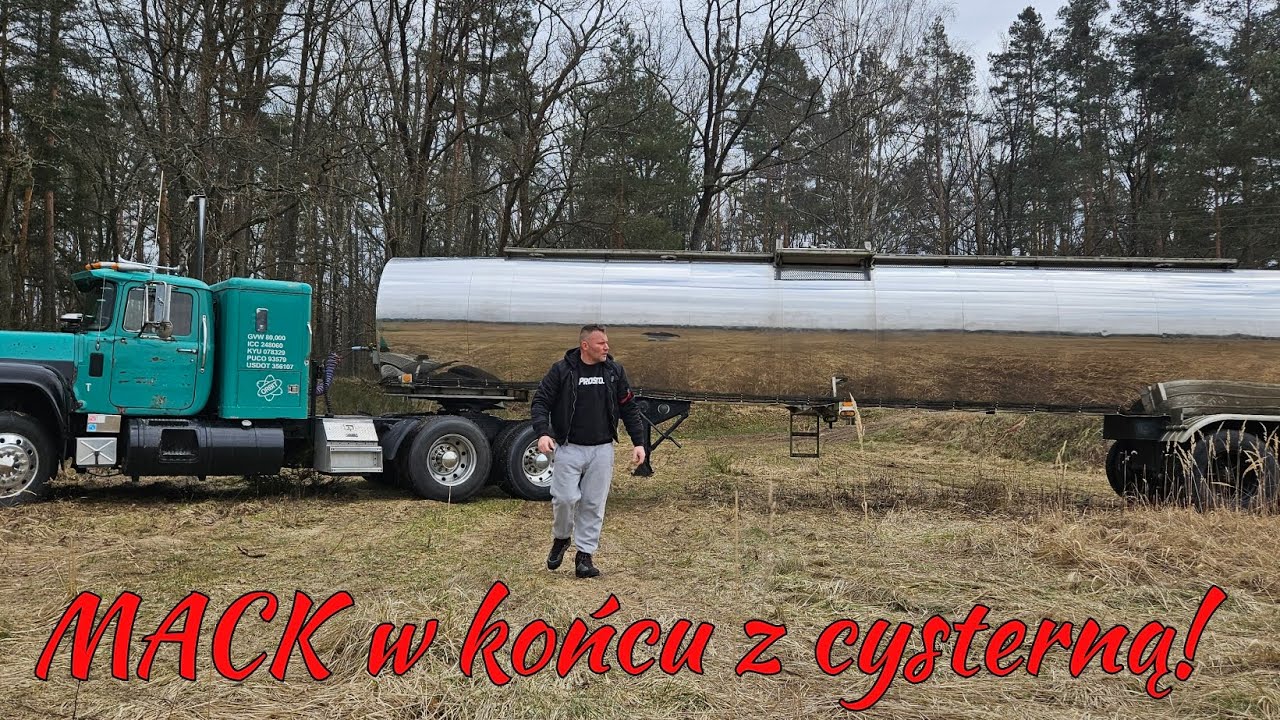 MACK RD w końcu z cysterną- nic piękniejszego dzisiaj nie zobaczysz.
