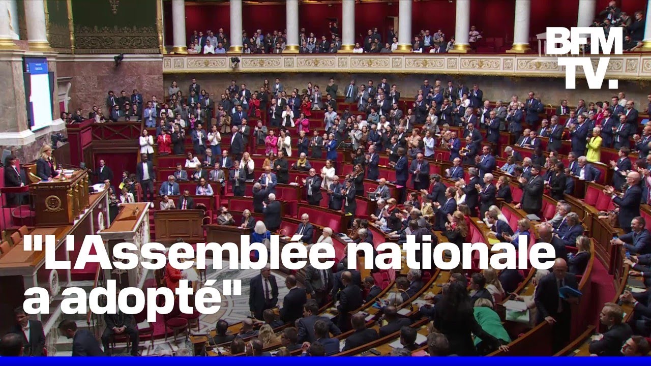 Aide à mourir: les députés adoptent la loi sur la fin de vie en première lecture