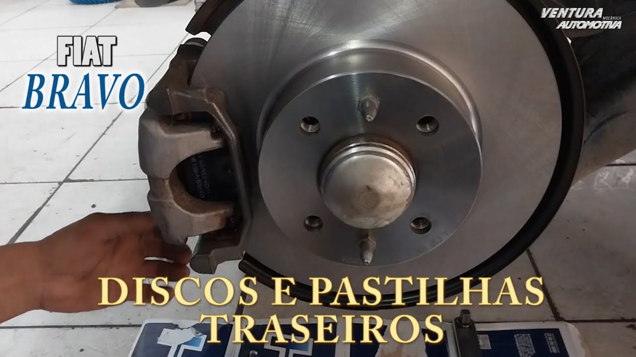 Fiat Bravo | Troca de discos e pastilhas de freios traseiros