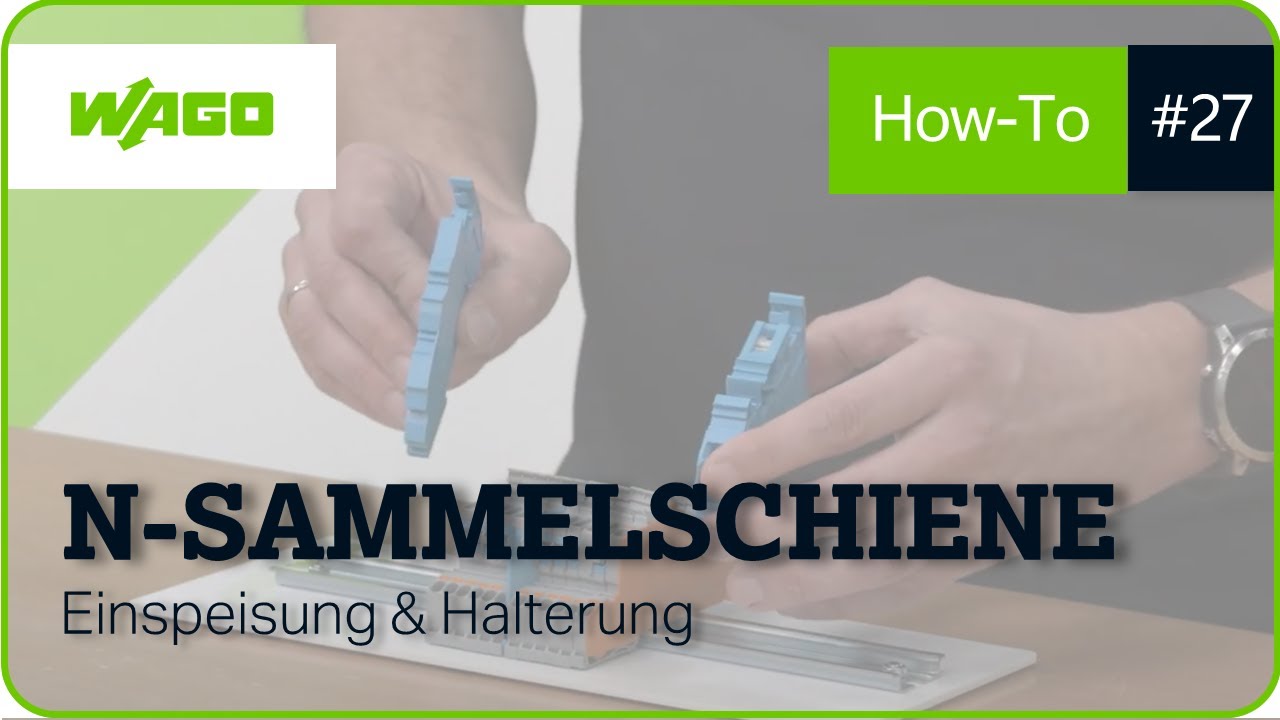 Einspeisung und Halterung der N-Sammelschiene | Stay Connected