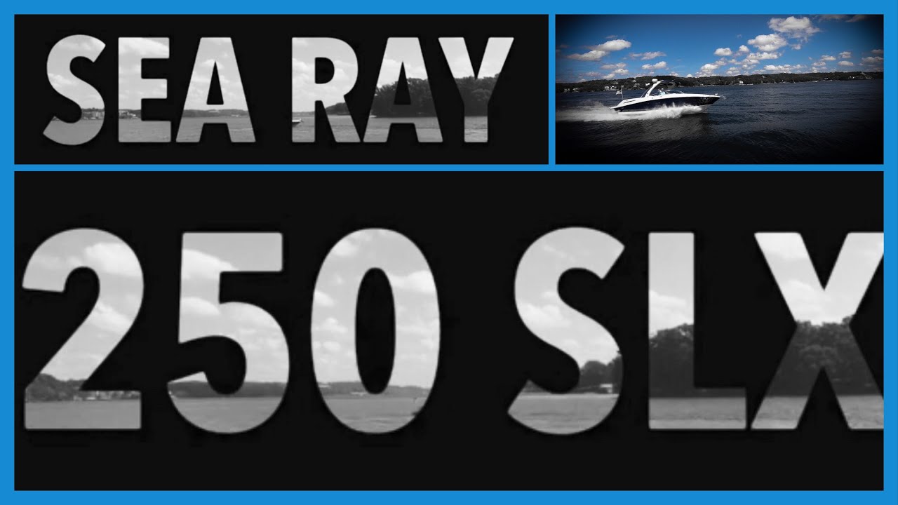 2011 Sea Ray 250 SLX Live On Water Instructional Video Demo Test Drive on Water How to operate SLX