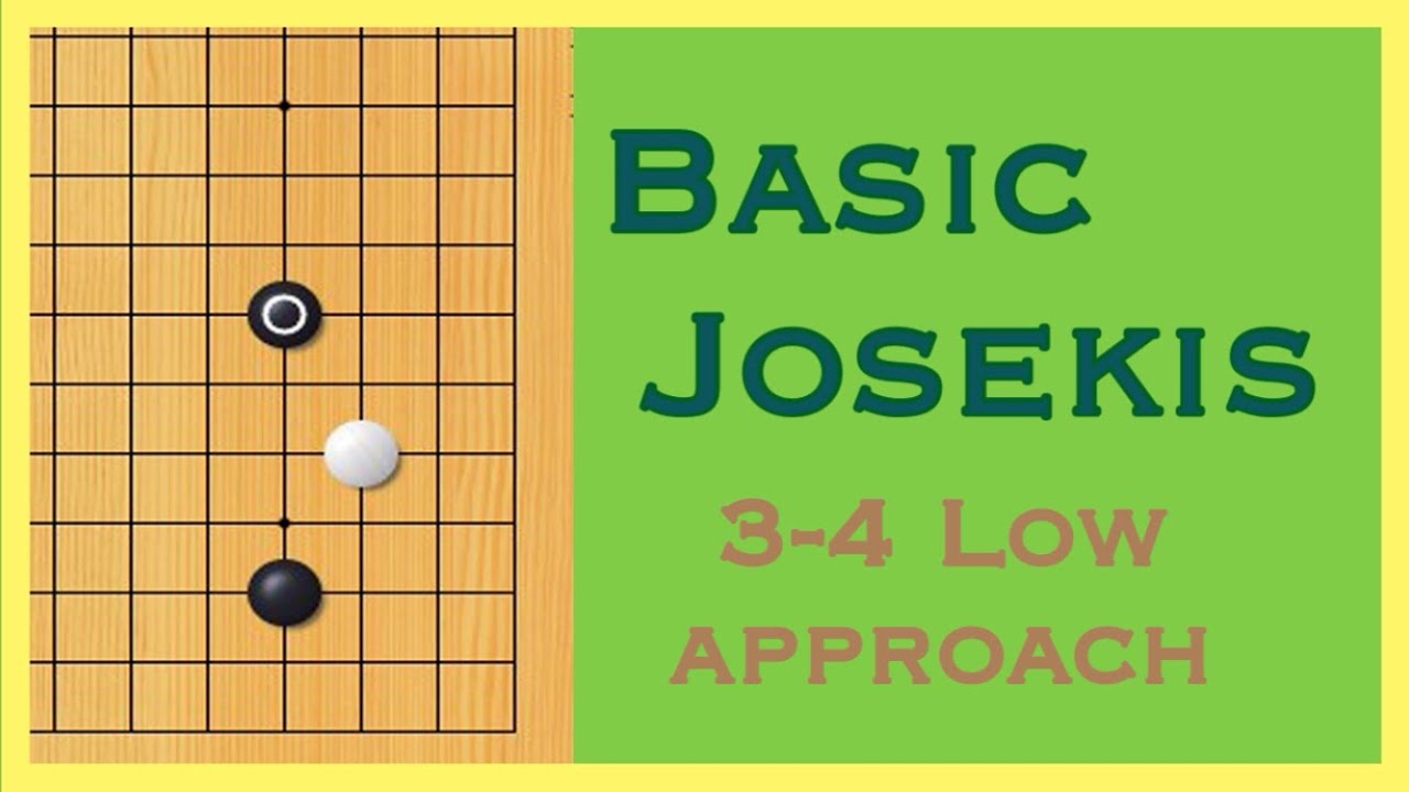 [3-4 point (4)] The 1-space high pincer #gogame #golesson #weiqi