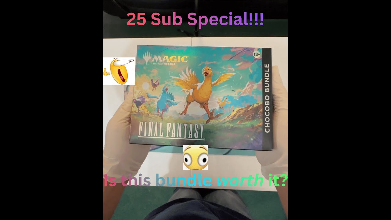 25 Subscriber Special! | How good are MTG Chocobo Bundles?