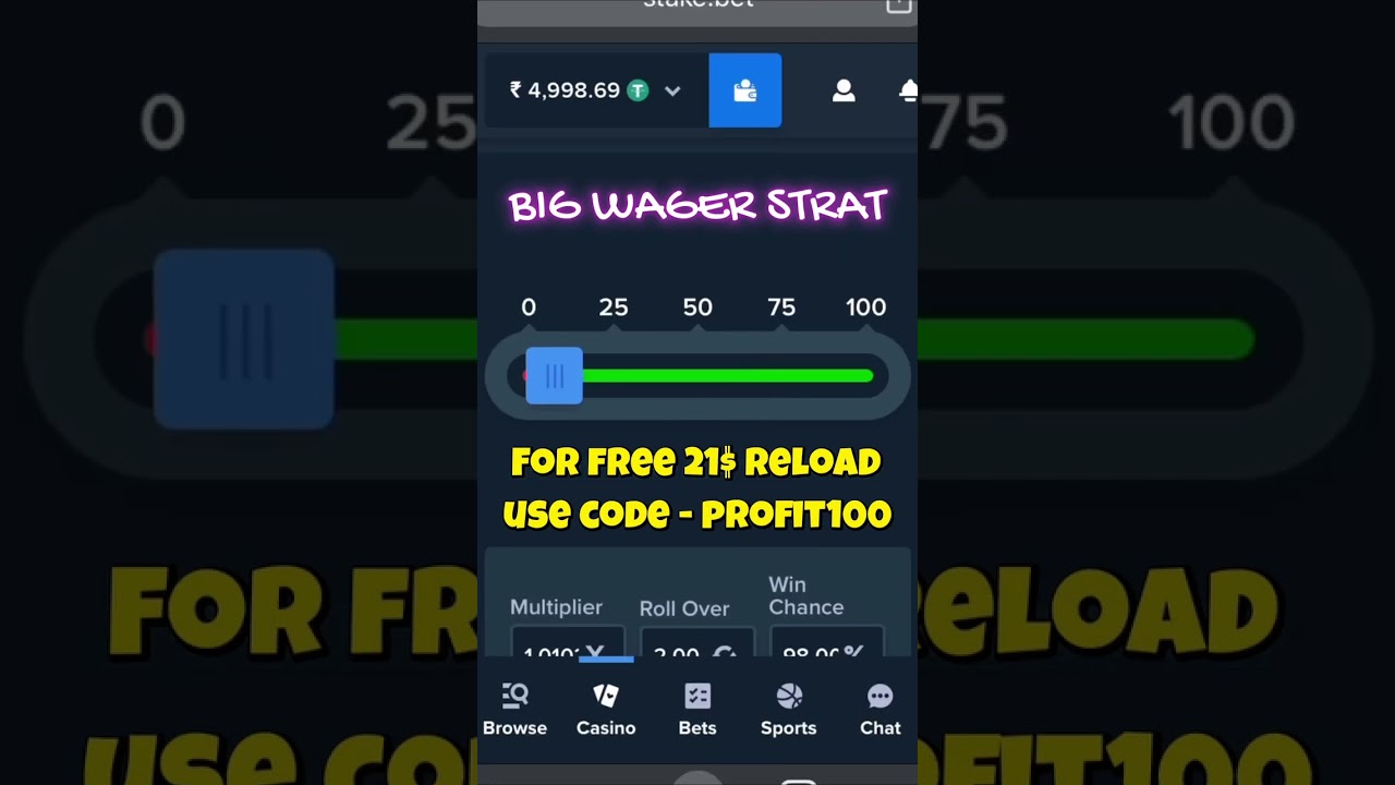 Best Low Balance Wager Strategy || Level up your VIP Level on Stake #stake #stakestrategy #staketips