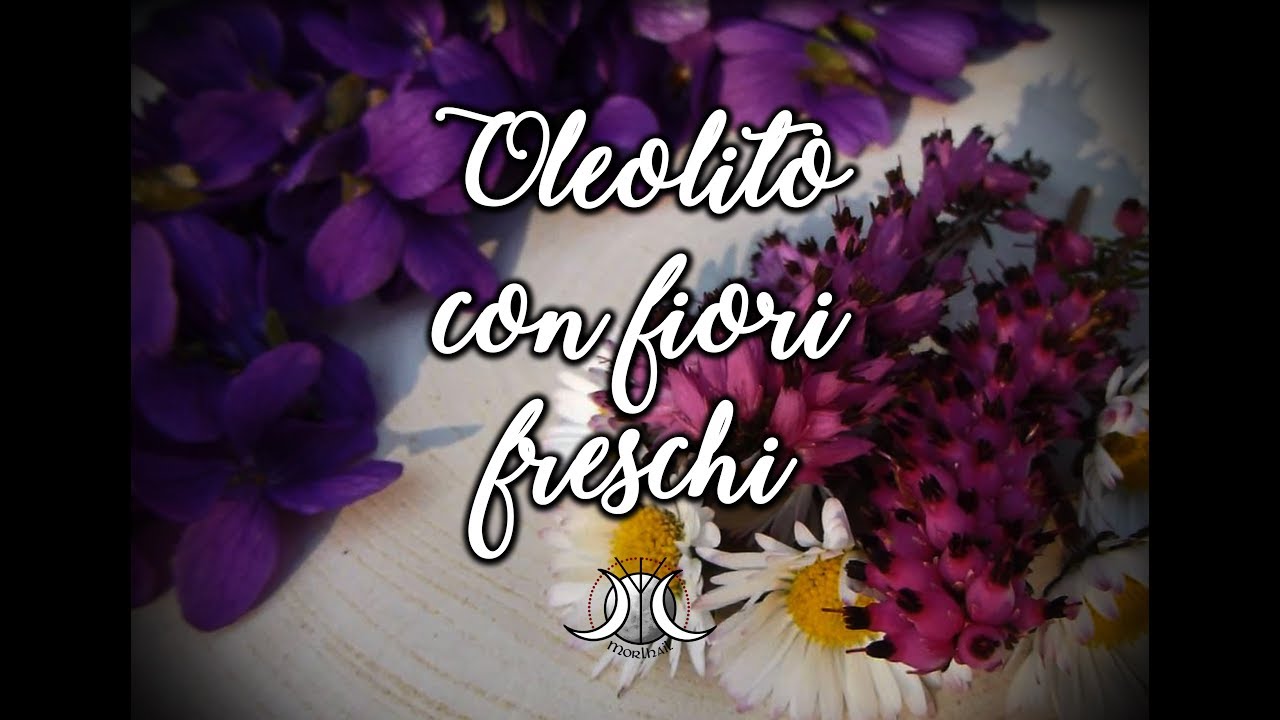 Oleolito con fiori freschi - Violetta, margherita ed Erica