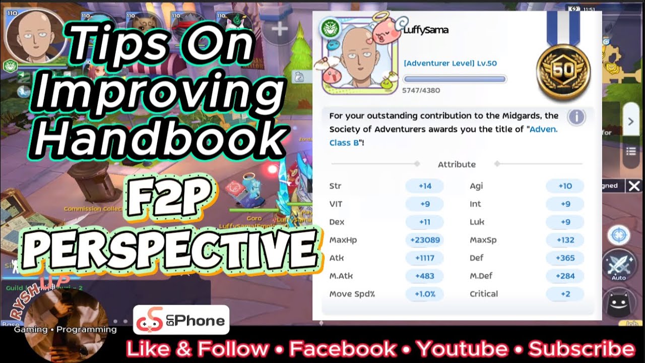 Ragnarok M Classic: Ultimate Tips to Improve Your Handbook (F2P Perspective)