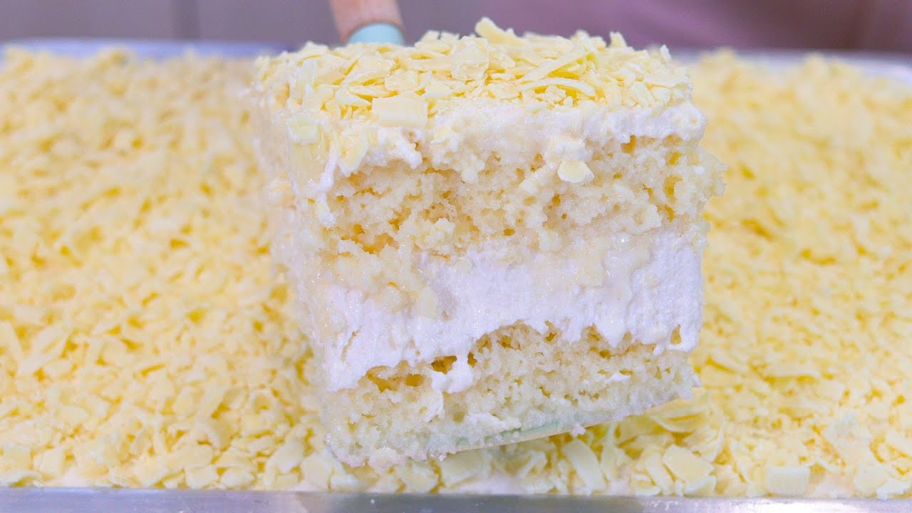 BOLO GELADO DE MOUSSE DE CHOCOLATE BRANCO FÁCIL | BOLO GELADO MOLHADINHO E SUCULENTO!
