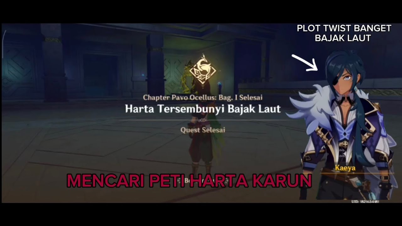 MENCARI HARTA BAJAK LAUT KAEYA - GENSHIN IMPACT