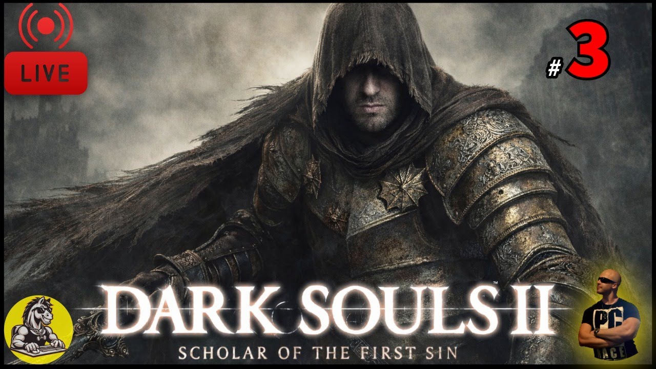🔴[LIVE] 3 STRAŻNIKÓW NA RAZ ?! | DARK SOULS 2💀 | KOŃSKI STREAM🐴