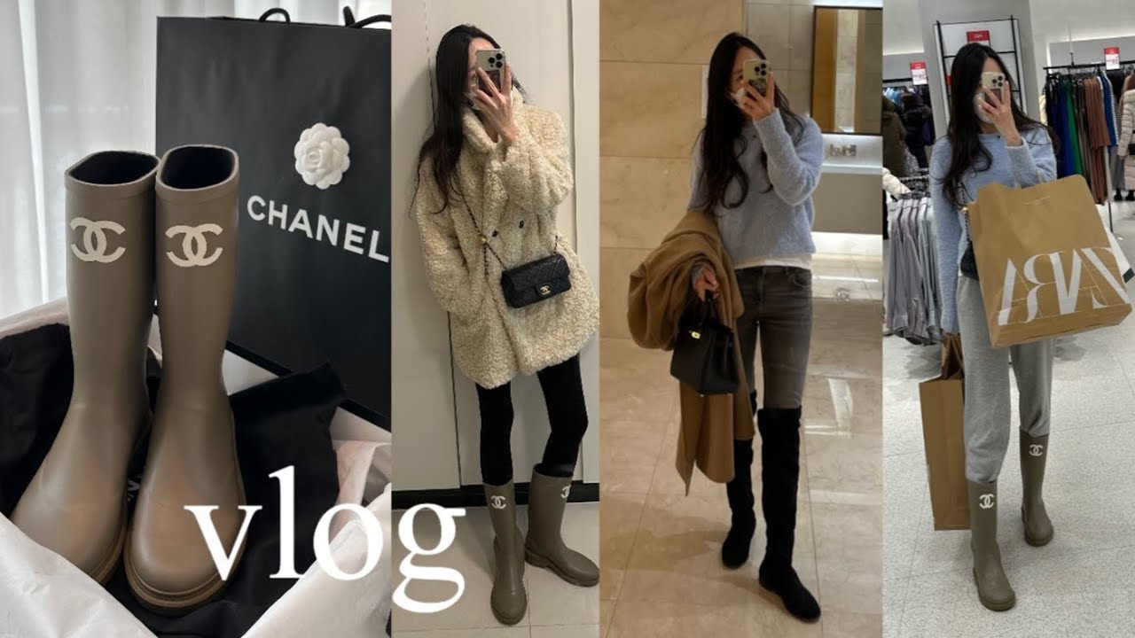 vlog_ 자라 ZARA 세일 첫날 득템 언박싱 하울, 샤넬 레인부츠 언박싱, 부베트서울, 홀리데이앳뉴욕, 쇼핑브이로그, 일상브이로그