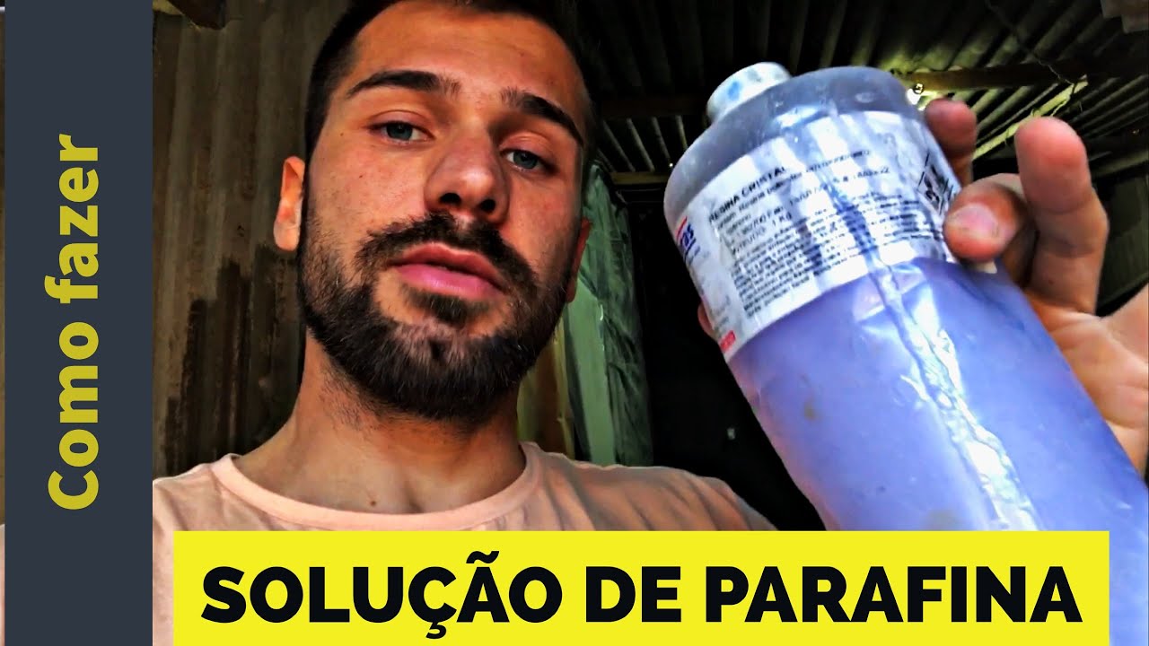 Como fazer solu&ccedil;&atilde;o de parafina #parafinado #mon&ocirc;mero