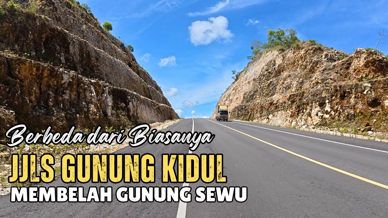 MANTUL SEPANJANG JALAN!! JJLS Gunung Kidul Jogja Membelah Gunung Sewu, Viewnya Unik
