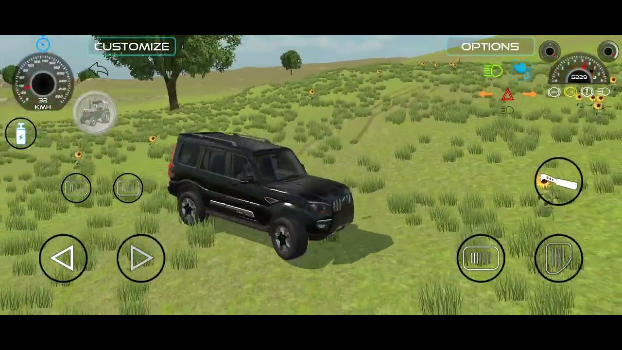 Drive Scorpio Car In Gameplay|| Scorpio car ki racing and stunt