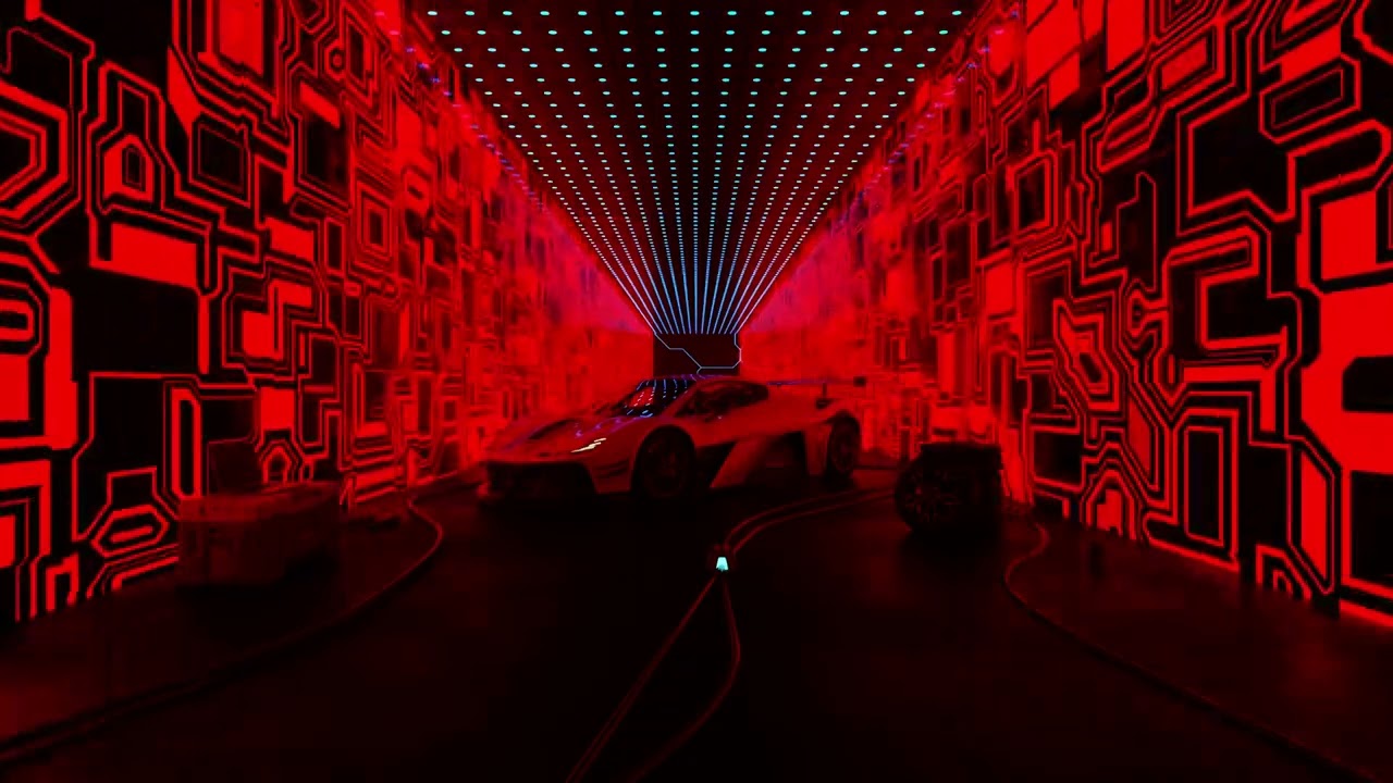 Abstract Garage - 3hour - 4K ultra HD 60fps vj loop