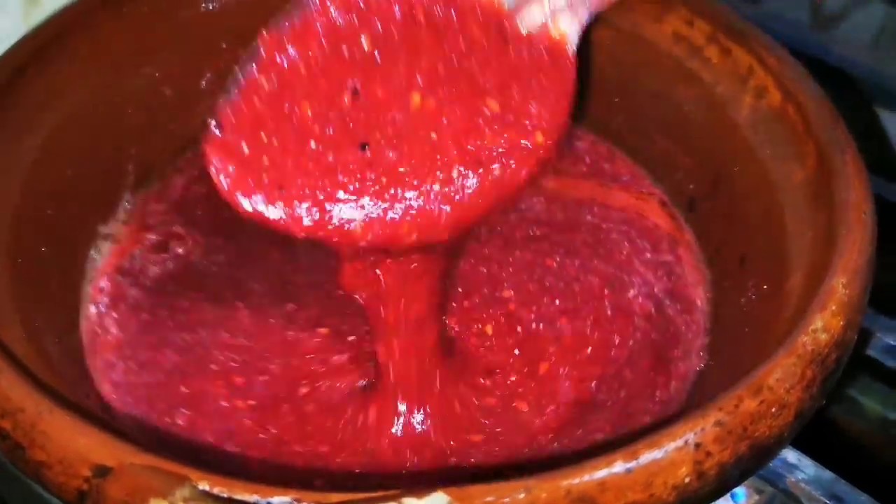 Salsa de frutos rojos con habanero
