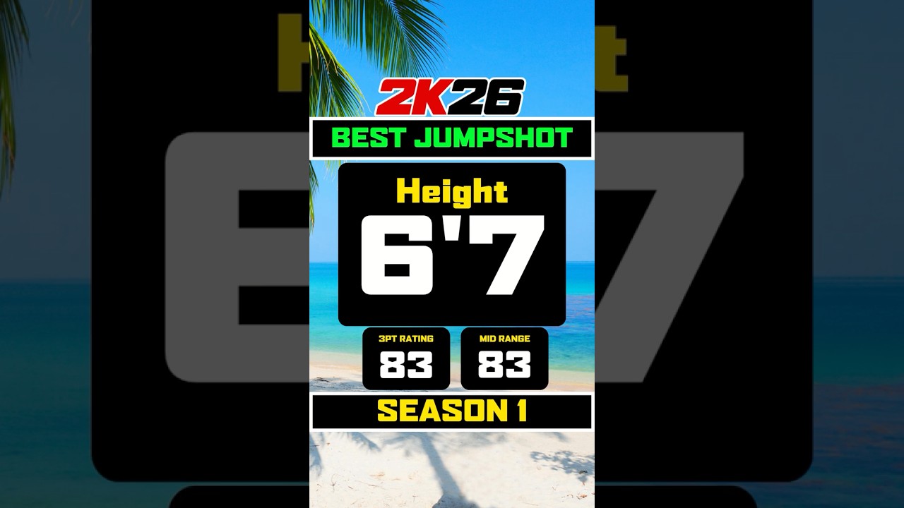 The META Jumpshot for a 6'7" Lockdown in 2K26! 83 3PT