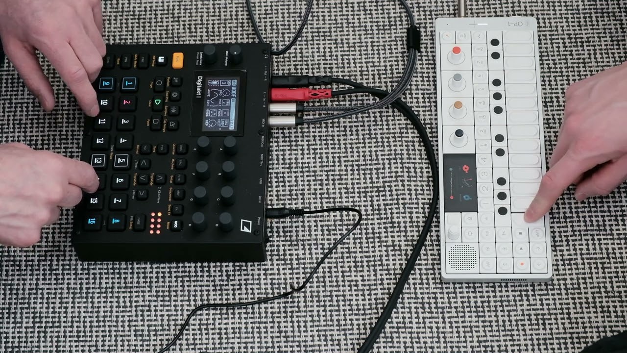 Dog sampler | Digitakt II vs. OP-1F