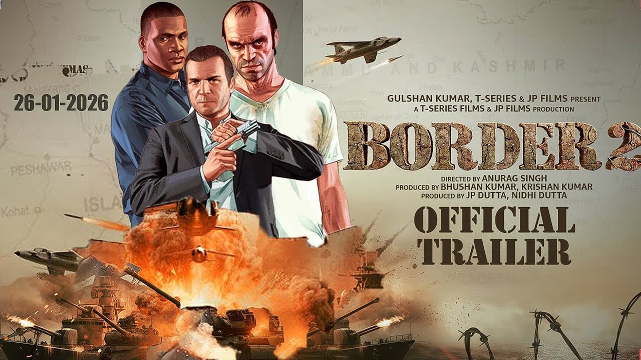 BORDER 2 (TRAILER) | MICHAEL, FRANKLIN & TREVOR  #TheBravesOfTheSoil  | 26 JAN 2026
