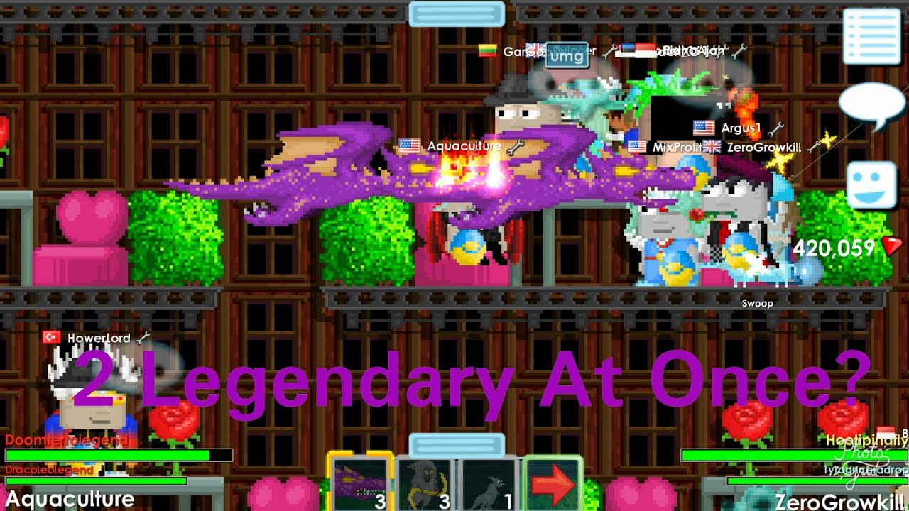 Growtopia Legendary Dragon PetBattle Master