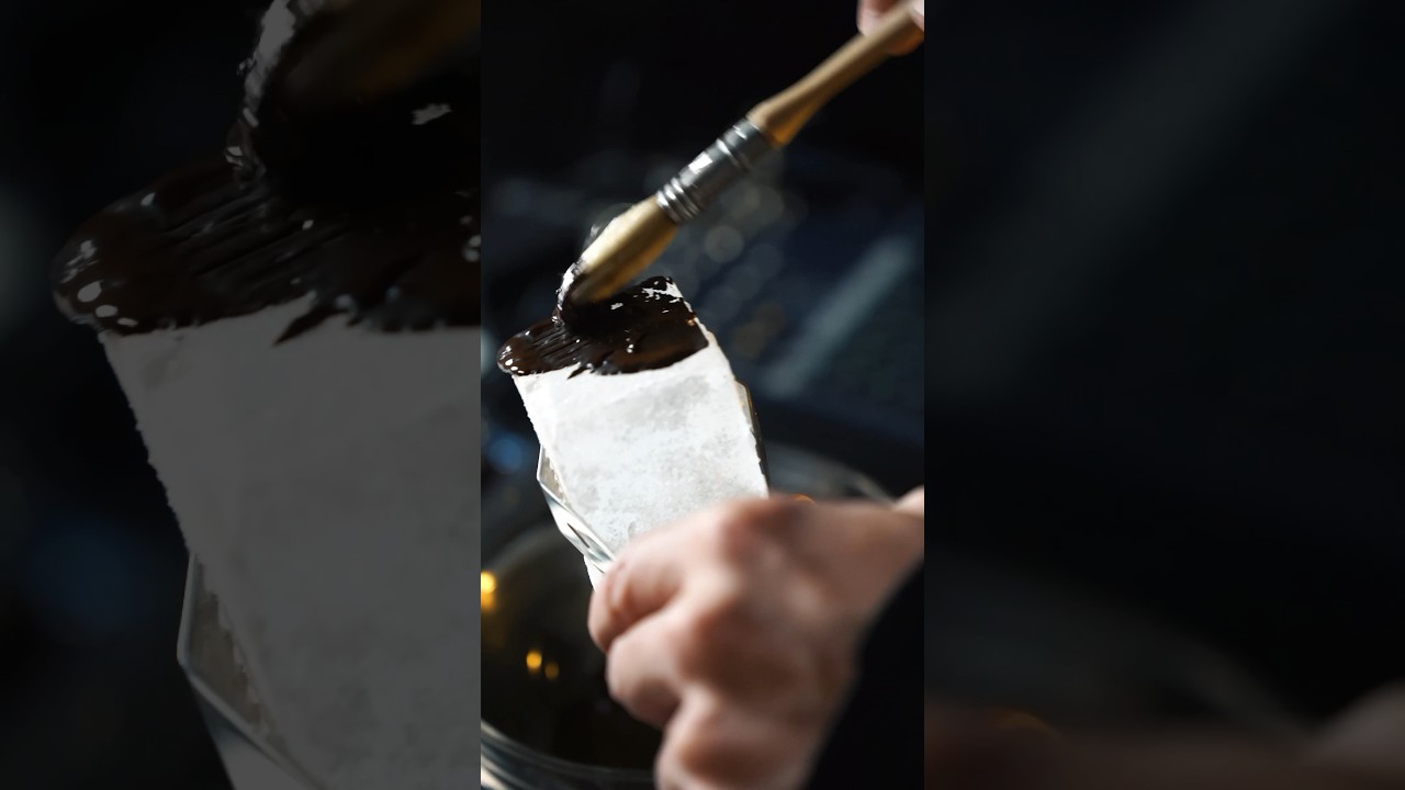 Chocolate Ice? #bartender #bartending #cocktail #cocktails #skills #work #shorts
