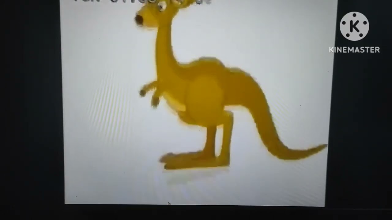 Colours and shaes kangaroo