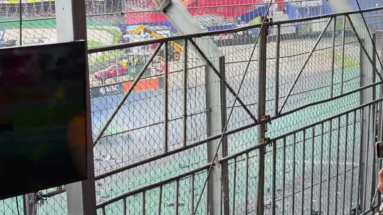 Momento da batida de Gabriel Bortoletto - F1 Sprint (08/11/25)