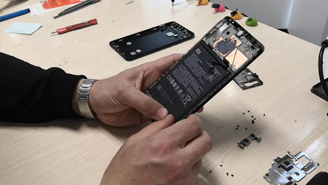 Как Разобрат Xiaomi Mi Max 3, Разборка Mi Max 3