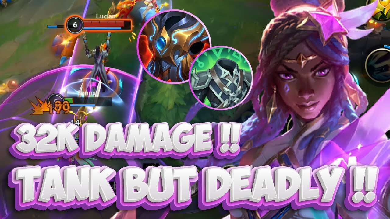 32K DMG !! TANK SENNA STAR GUARDIAN GAMEPLAY // Wild Rift (Build+Runes)