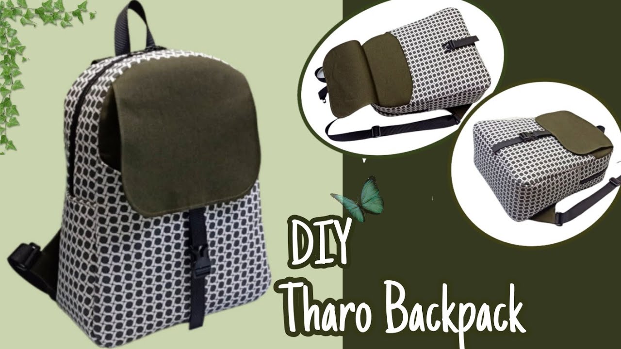 DIY Cara Membuat Tas/Tharo Backpack/Simple Backpack