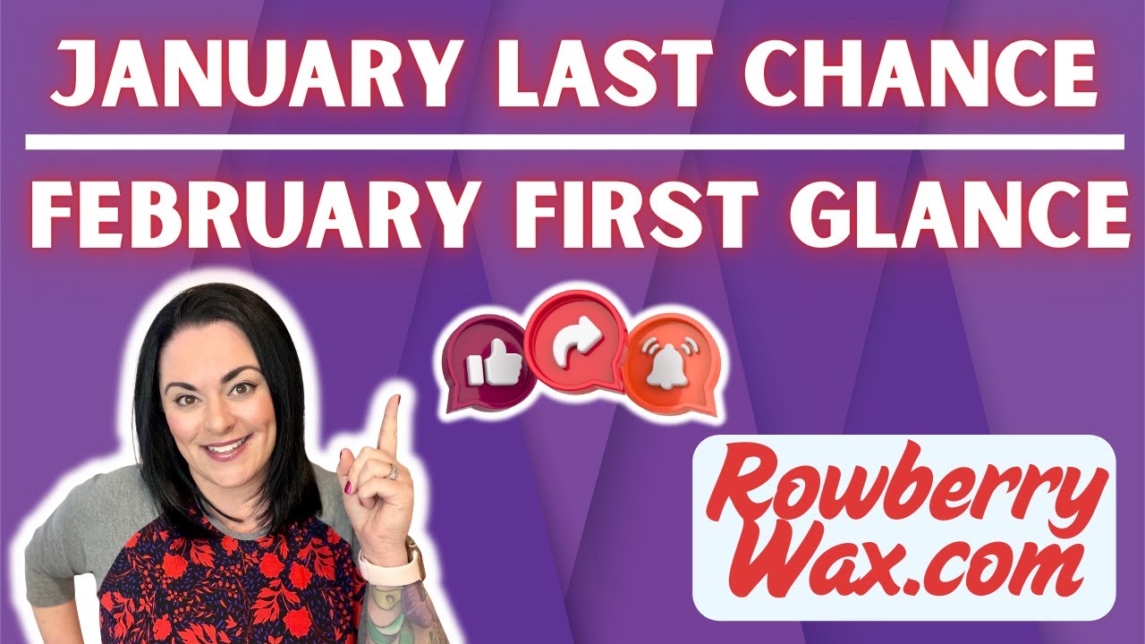 January Last Chance |  February First Glance!