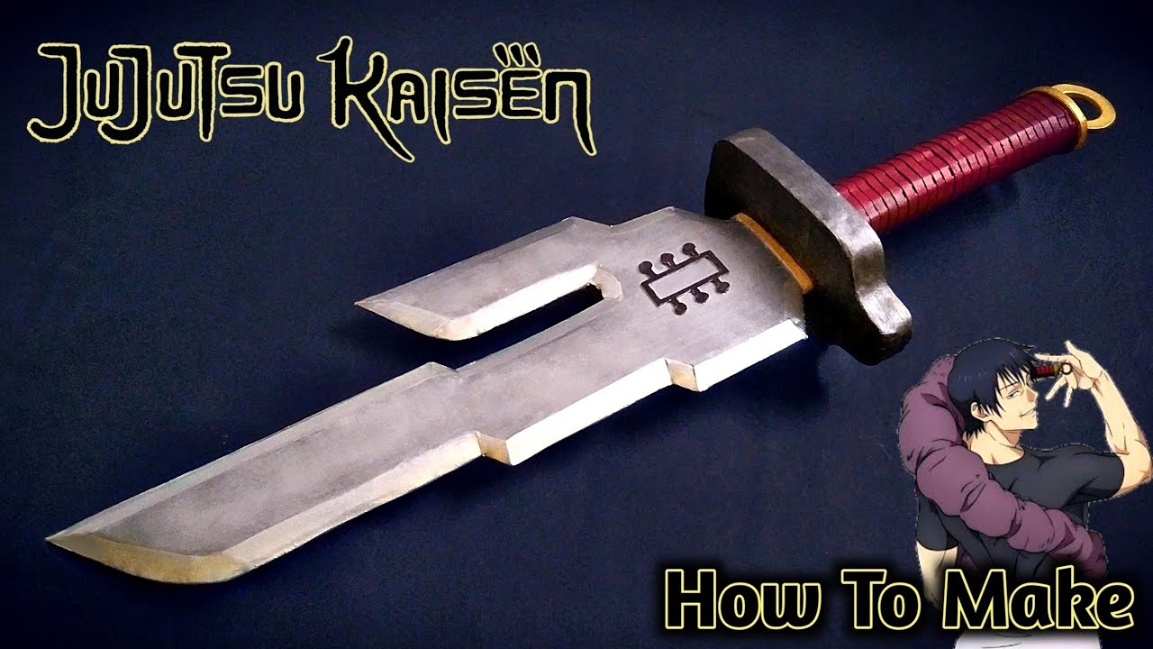 How To Make Toji Sword With Cardboard | DIY Toji Fushiguro Inverted Spear Of Heaven | Jujutsu Kaisen