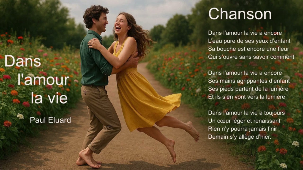 Chanson-Dans l'amour la vie (Paul Eluard) CHANSON