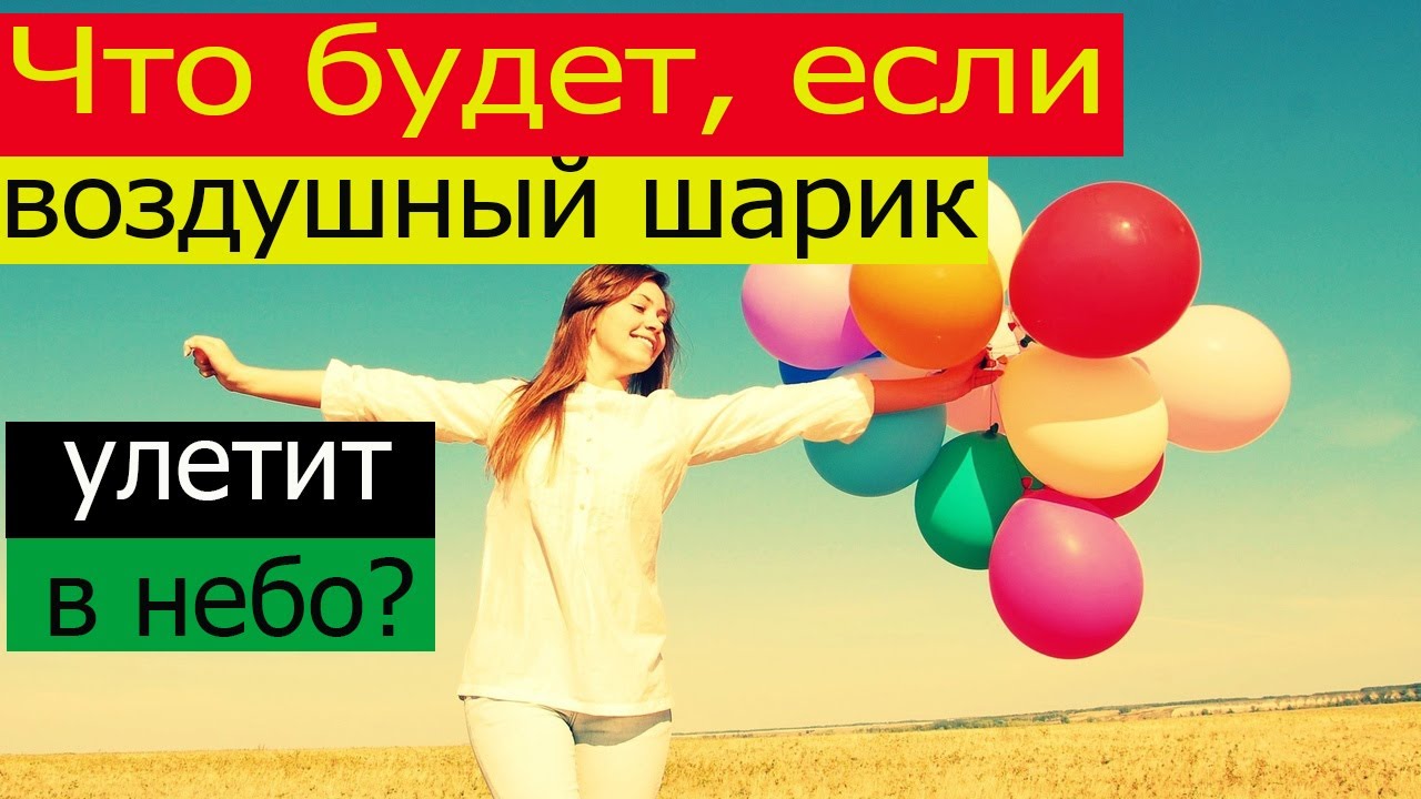 Что будет если воздушный шарик улетит в небо? Куда улетают воздушные шарики и как высоко?