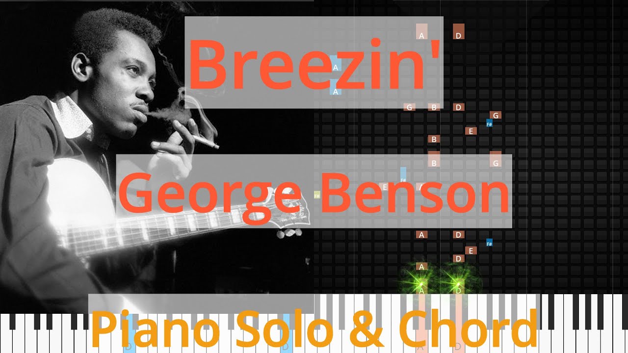 🎹Solo & Chord, Breezin', George Benson, Synthesia Piano