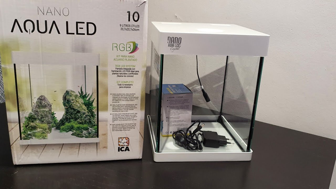 Nano acuario RGB 10 litros