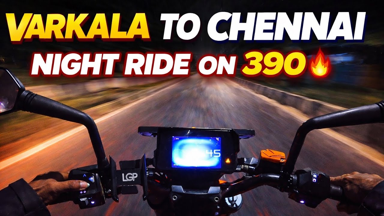 Back to Chennai | Night Ride | Duke390