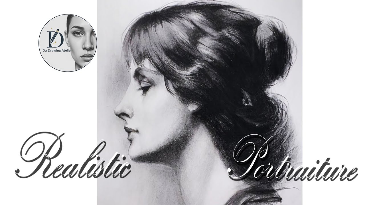The Elegance of Silence: Mastering the Side Profile Contour | 宁静之美：写实侧颜轮廓与发丝质感的深度构建