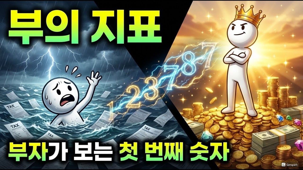 부자들의 뇌는 '이 숫자'부터 봅니다 평범한 사람이 놓치는 부의 지표
