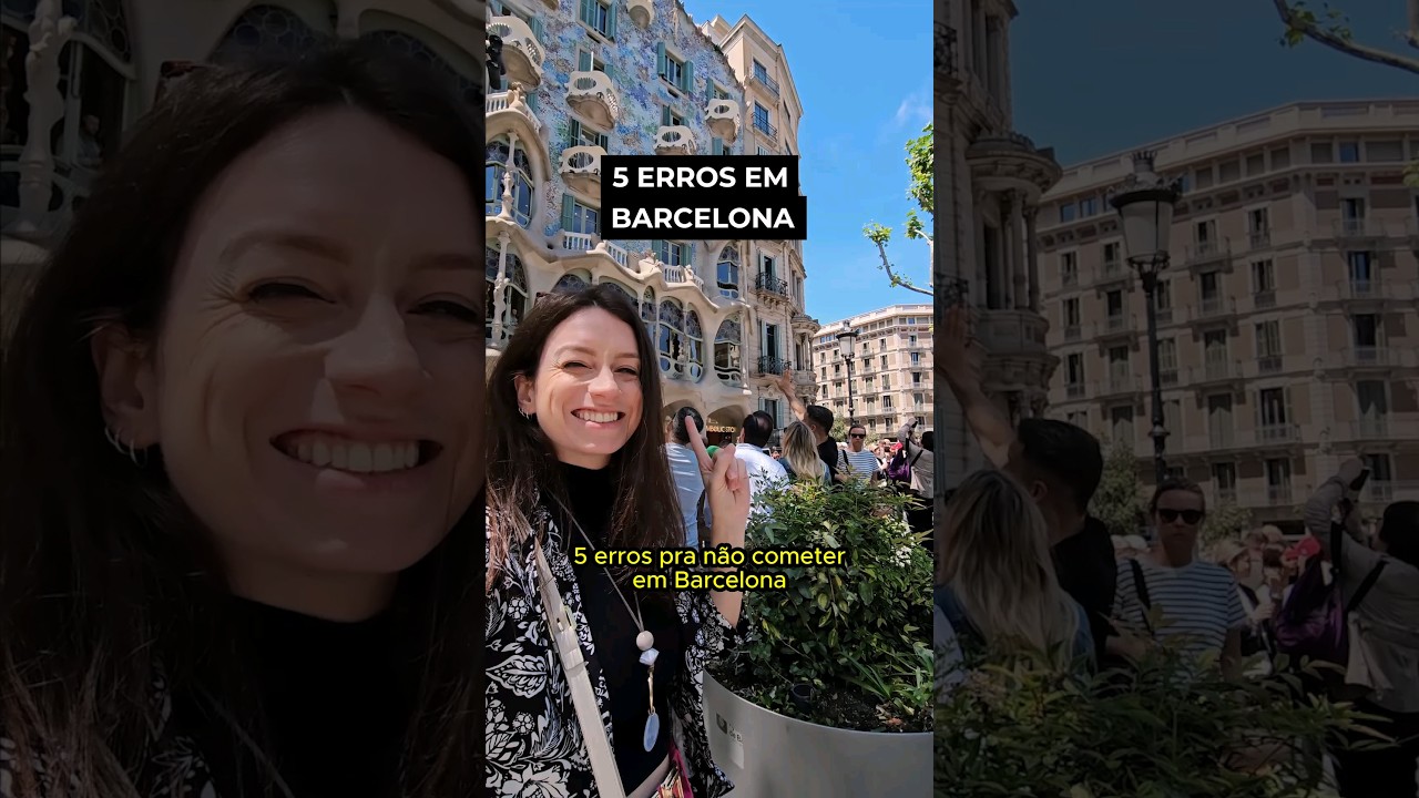 N&Atilde;O FA&Ccedil;A ISSO EM BARCELONA #espanha #barcelona #shorts #viagem #intercambio #bcn #viajar