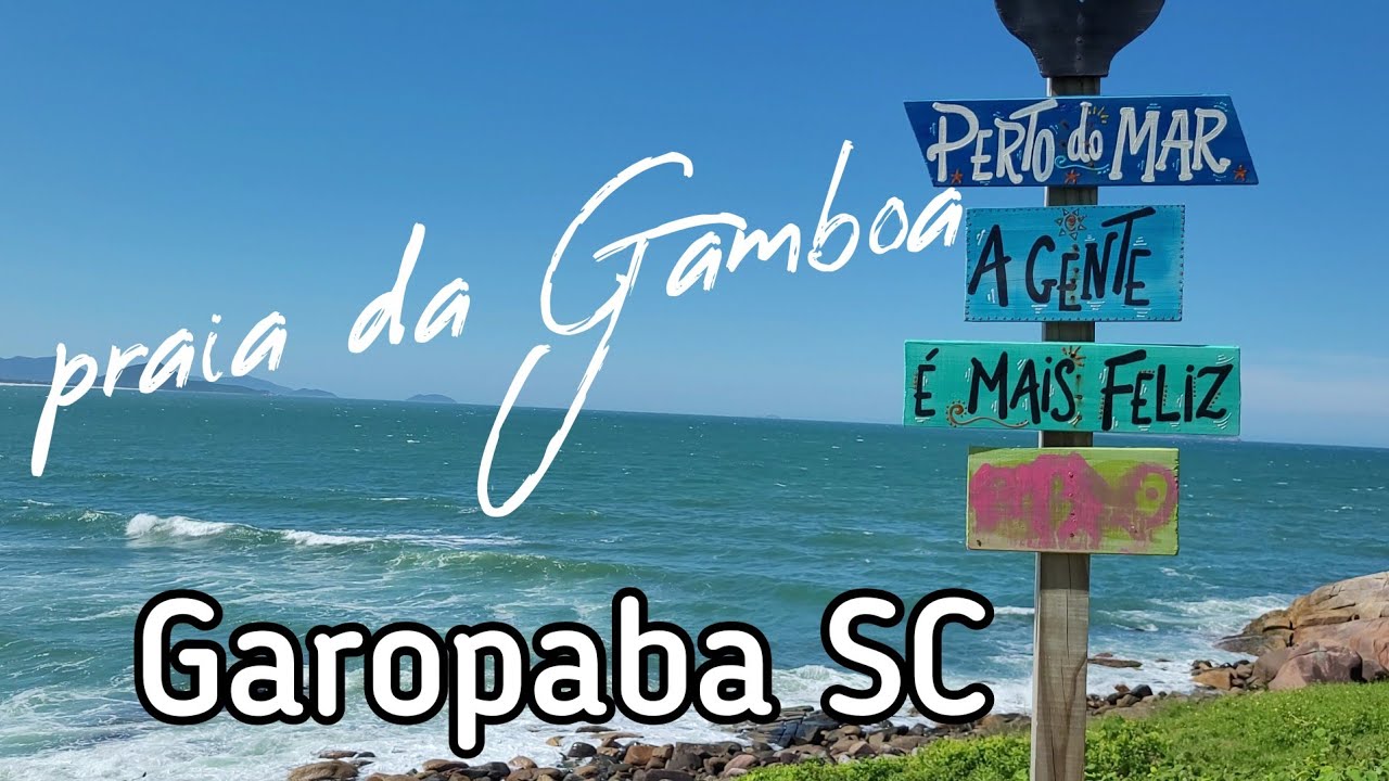 praia da Gamboa: Garopaba SC