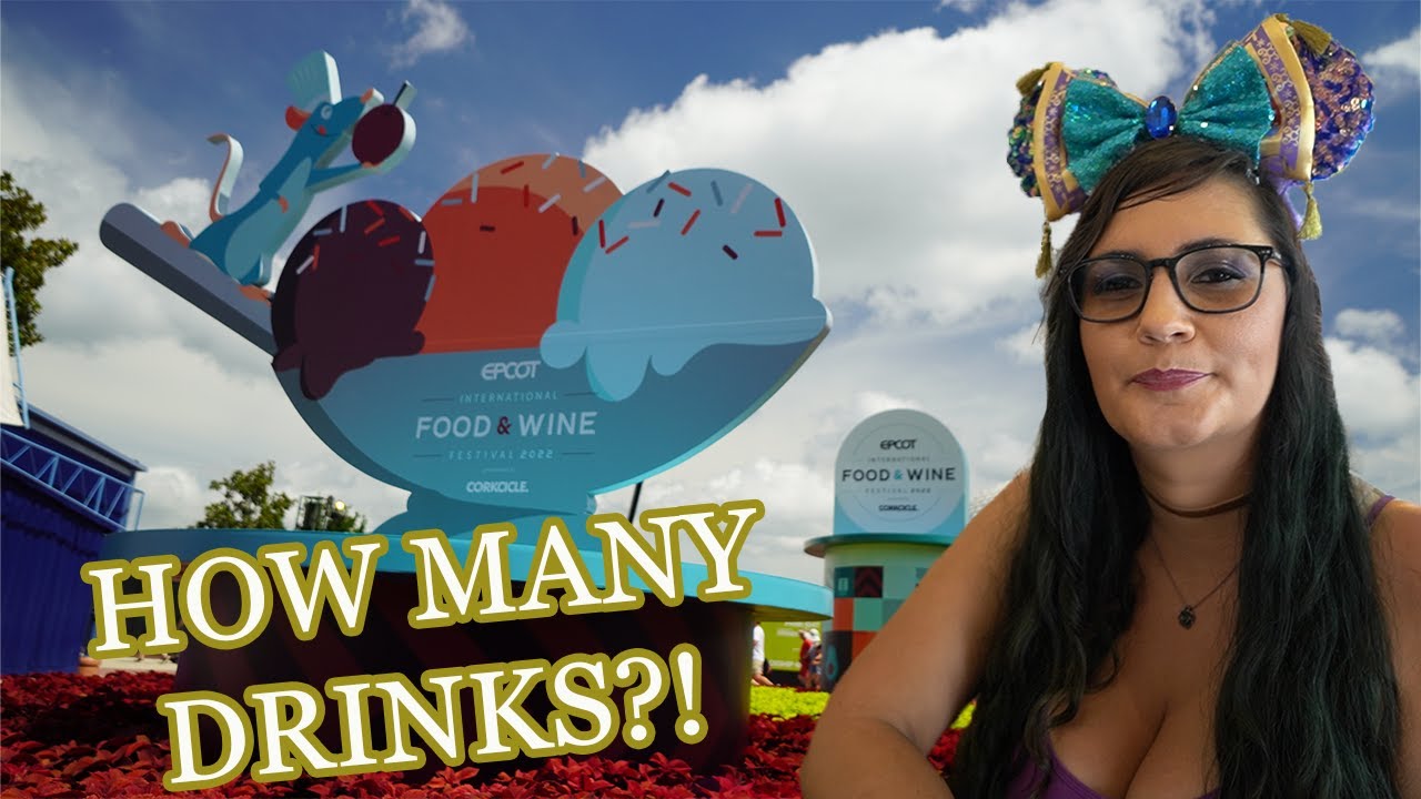 Drinking 45 drinks at EPCOT Food and Wine Festival 2022 from vegan to swine brine