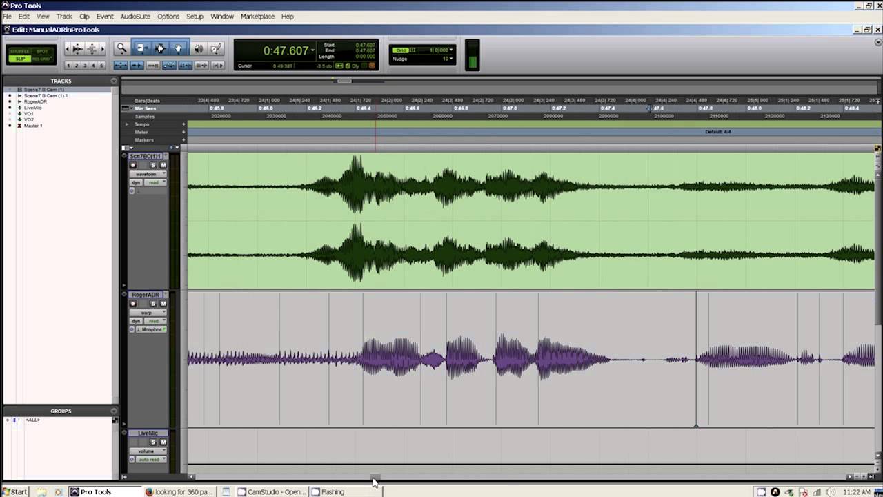 Using Pro Tools to Sync Dialogue