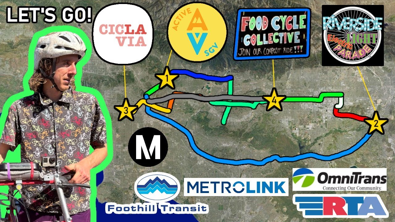 Taking Transit to Four Different Group Bike Rides in One Weekend through Four Different Counties!