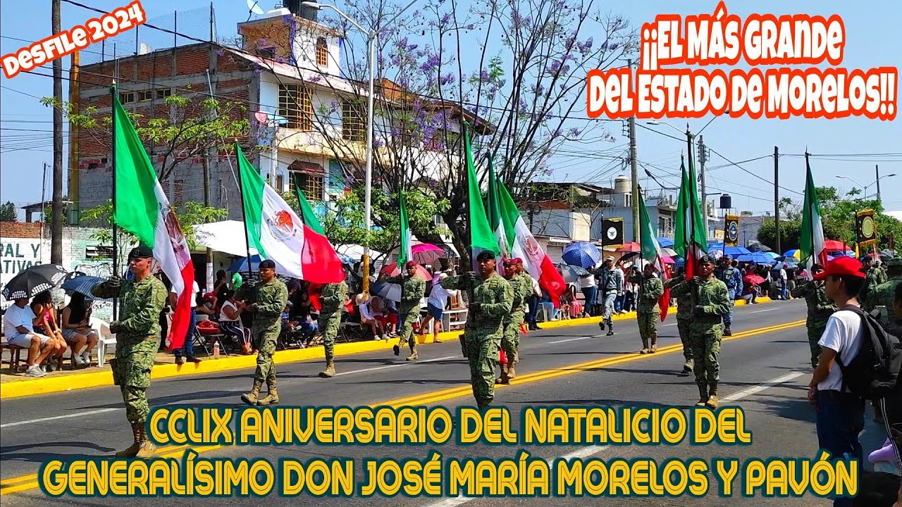 Desfile Cívico Militar Cuautla Morelos | 30 de Septiembre 2024