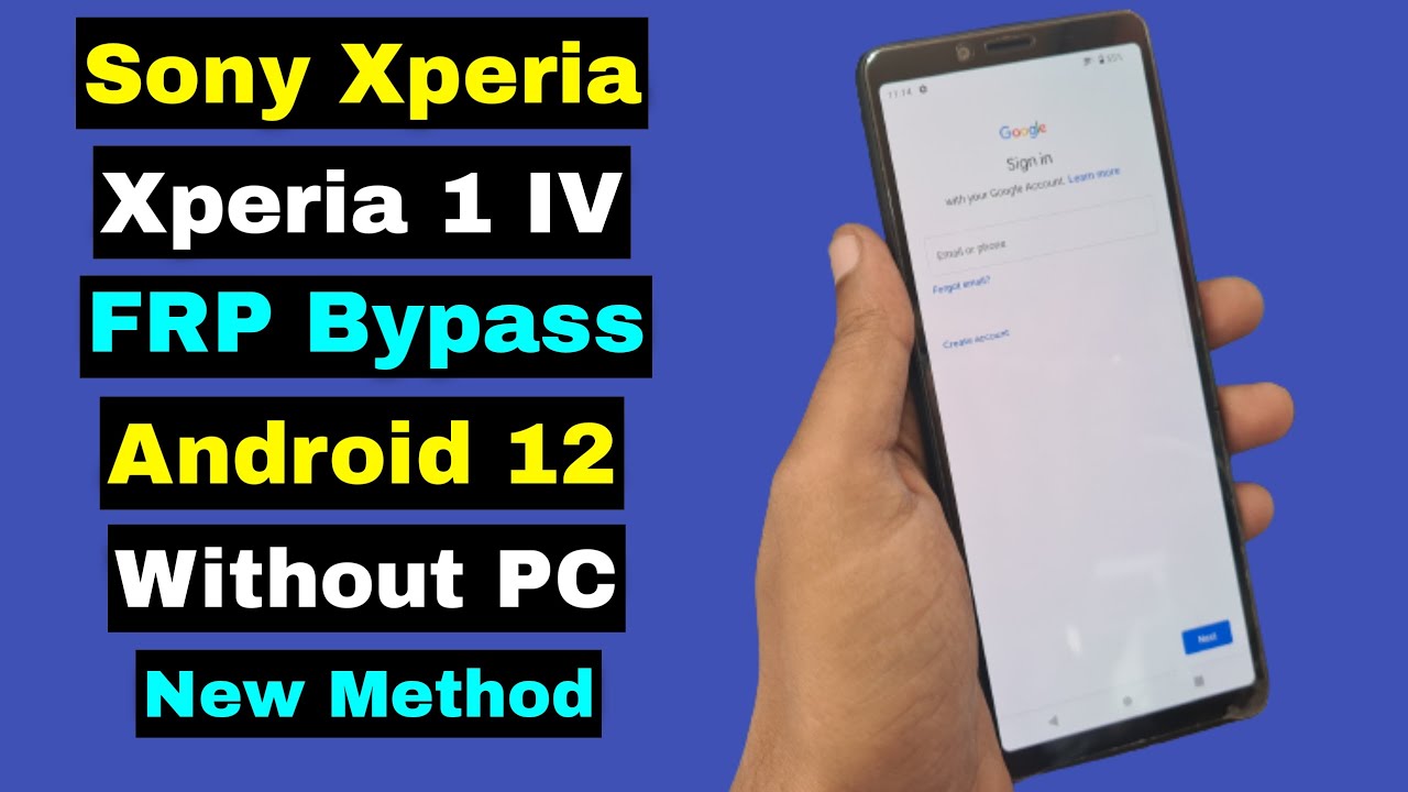 Sony Xperia 1 IV FRP Bypass/Google Account Unlock Android 12 | Sony Xperia 1 IV Frp Unlock